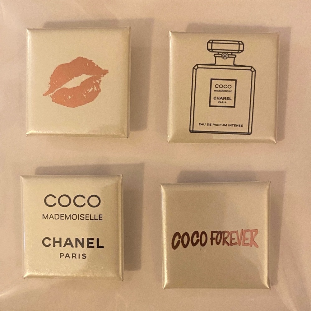 Chanel Cream and Black Accessory Set